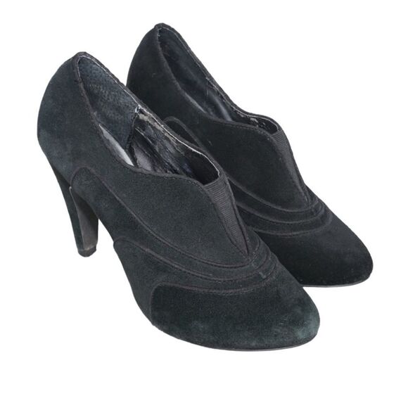 Steve Madden Kathy Black Suede Ankle Booties, Size 8 - Picture 2 of 8